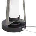 Metal and faux wood Table Lamp