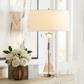 Two Cones in Crystal Table Lamp