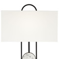 Metal with white marble accents Floor Lamp