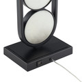 Metal with white marble accents Table Lamp