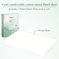 Deluxe Comfort 600 Thread Count Cotton Sateen Fitted Sheet (Pack of 8)-view-5