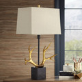 Resin antlers and marble base Table Lamp