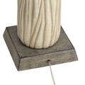 Poly carved floor lamp