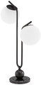 2  globe light metal and marble Table Lamp