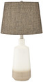 White And Brown Ceramic Table Lamp
