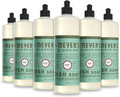 Mrs. Meyer's Clean Day 16 oz Liquid Dish Soap, Basil Scent (Pack of 6)-view-2