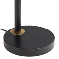 Black powdercoated w/ reading light Table Lamp