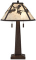 Poly with mica shade Table Lamp