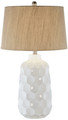 Ceramic white honeycomb Table Lamp
