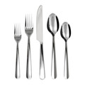 Gusto 60-Piece Flatware Set, 18/10 Stainless Steel (Service for 12)-view-1