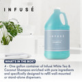 Infusé White Tea & Coconut Shampoo, 1 Gallon (Pack of 4)-view-3