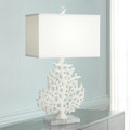 Poly coral with crystal base Table Lamp