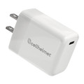 Single USB-C Power Delivery Wall Charger, 30-Watt, White-view-1