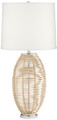 Natural rattan basket Table Lamp