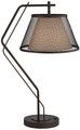 Downright Arc and Bronze Metal Table Lamp