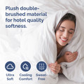 Ultra-Soft Microfiber Duvet Cover Set, 90 GSM (Case Packs Vary by Size)-view-2