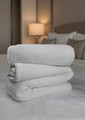 Oxford Capri 100% Cotton White Microcheck Thermal Blanket (6 units)-view-1