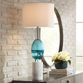 Blue art glass Table Lamp