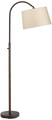 Downbridge metal w/burlap shade Floor Lamp