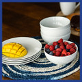 BIA Coupe Porcelain Round White Dinner Plate 10.5" (Set of 12)-view-3