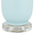 Set of 2 26.5" Ceramic in Light Blue Table Lamp