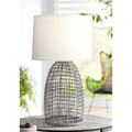 Fish catcher grey basket Table Lamp