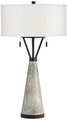 Metal and poly body Table Lamp