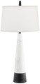 Tapered Faux Marble Table Lamp