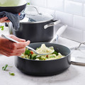 GreenPan Valencia Pro Ceramic Nonstick 4.5-Quart Saute Pan with Lid and Helper Handle