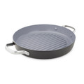 GreenPan Valencia Pro Ceramic Nonstick 11" Round Grill Pan with 2 Side Handles