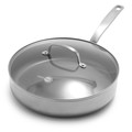 GreenPan Chatham Stainless Steel 3.75-Quart Sauté Pan with Lid