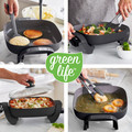 GreenLife Healthy Power Electric Black Square Skillet