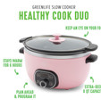 GreenLife Healthy Cook Duo Electric Slow Cooker Electric