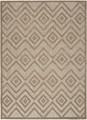 Inhaven Versatile Natural Beige Indoor/Outdoor Rug-view-1