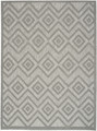 Inhaven Versatile Silver Grey Indoor/Outdoor Rug