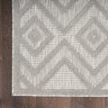 Inhaven Versatile Silver Grey Indoor/Outdoor Rug