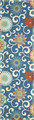 Waverly Sun N Shade Blue/Multicolor Floral Indoor/Outdoor Rug