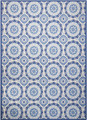 Waverly Sun N Shade Navy Retro Indoor/Outdoor Rug