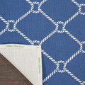 Waverly Sun N Shade Trellis Navy Indoor/Outdoor Rug