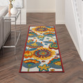 Inhaven Aloha Floral Garden Multicolor Indoor/Outdoor Rug