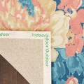 Waverly Sun N Shade All Over Design Blue Indoor/Outdoor Rug