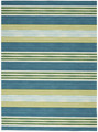 Waverly Sun N Shade Green/Teal Modern Indoor/Outdoor Rug