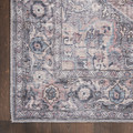 Nicole Curtis Machine Washable Series 1 Grey Bohemian Indoor Rug