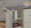 Blanche Kitchen Cart with 2 Drawers & 2 Cabinets