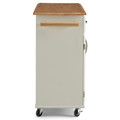 Blanche Kitchen Cart with 2 Utility Drawers & 2 Cabinets