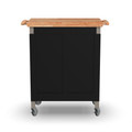 Blanche Kitchen Cart with 2 Storage Drawers &amp; 2 Lower Doors