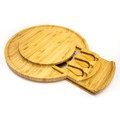 BergHOFF Bamboo 4 piece Multi-level Cheese Board Set, with 3 Tools, 13x1.5"