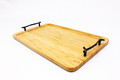 BergHOFF Bamboo Tray /Wrought Iron Handles, 15.5"