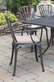 Grenada Outdoor Chair Pair - Khaki Gray