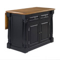 Monarch Kitchen Island - Black